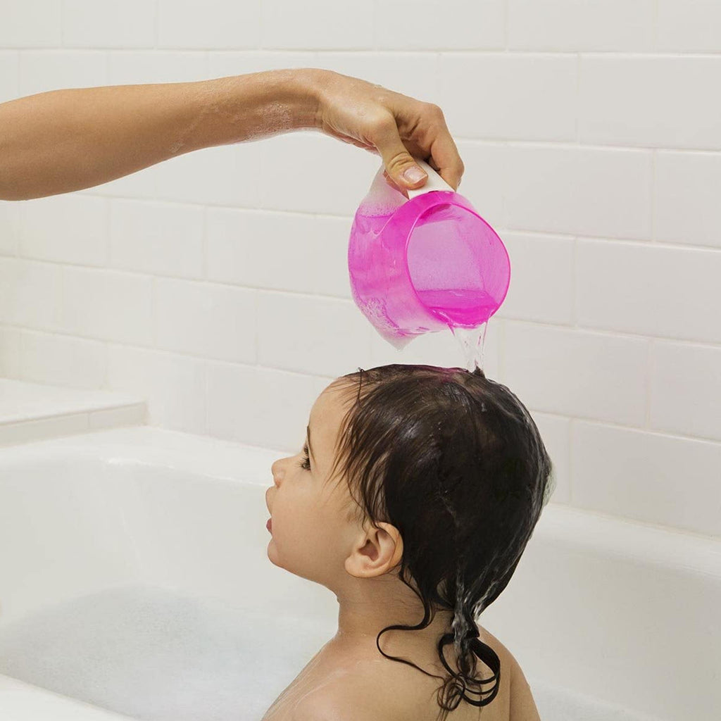 3 PACK - Munchkin Rinse Baby Shampoo Bath Rinser 6m+ - PINK