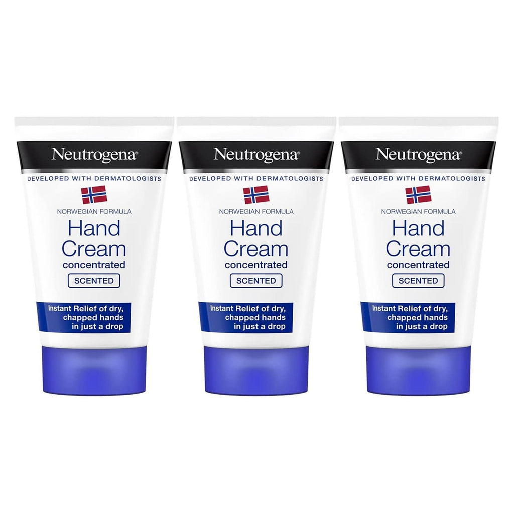 3 PACK - Neutrogena Norwegian Formula Concentrated Hand Cream Scented 50ml