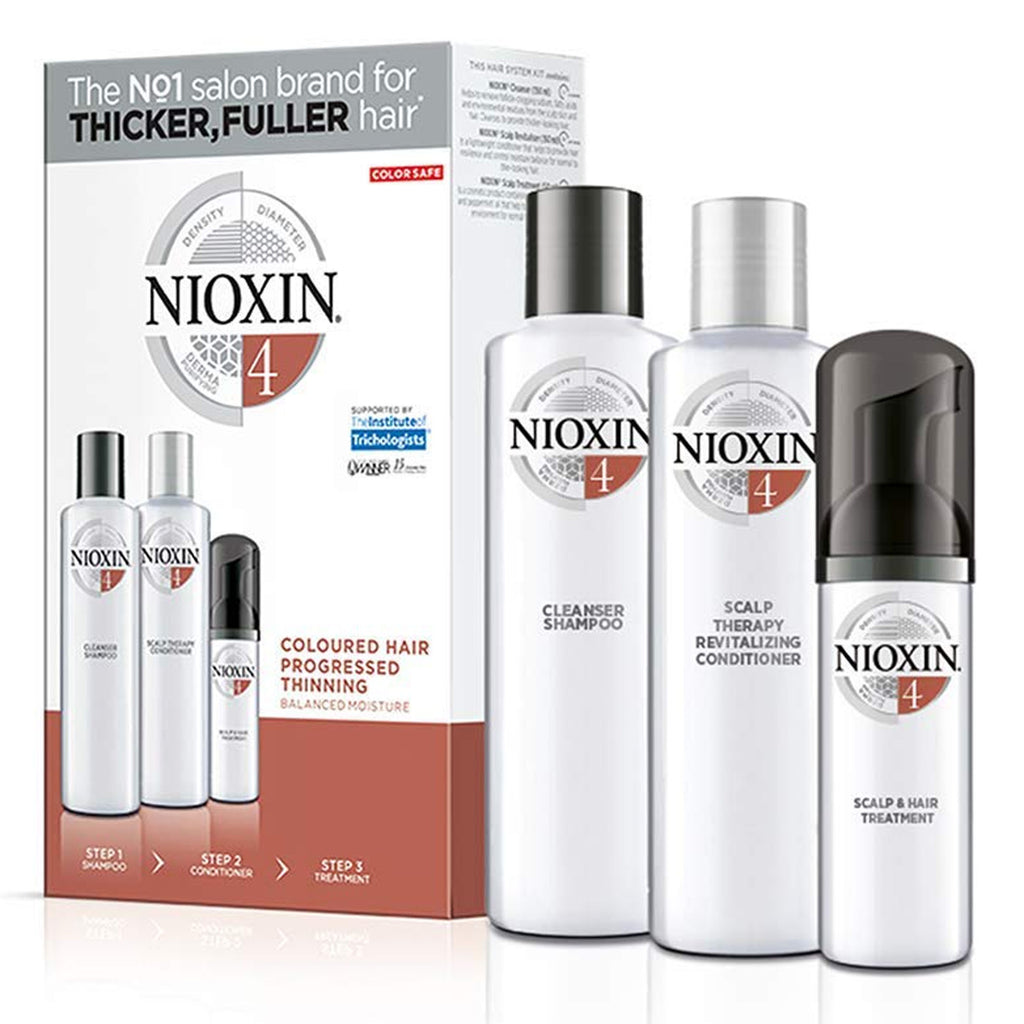 Nioxin System 4 - Set with Shampoo 150ml Conditioner 150ml Treatment 50ml