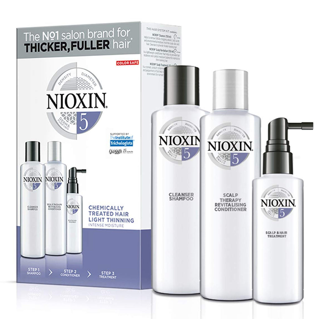 Nioxin System 5 - Set with Shampoo 150ml Conditioner 150ml Treatment 50ml