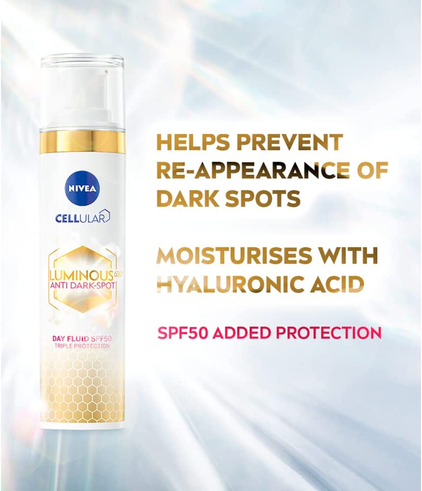 Nivea Cellular Luminous 630 Anti Dark Spot DAILY FLUID SPF 50 40ml nivea-cellular-luminous-630-anti-dark-spot-daily-fluid-spf-50-40ml