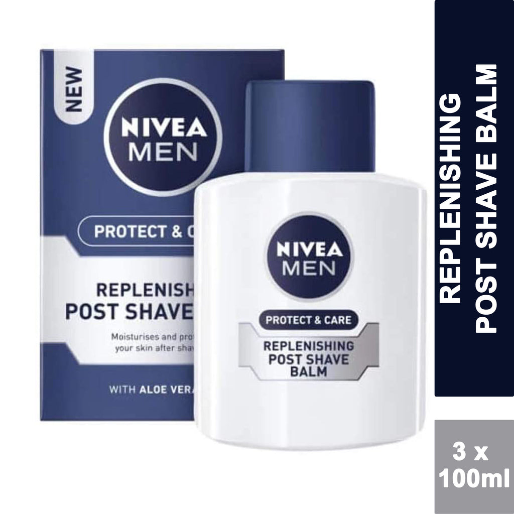 Nivea Men Protect & Care REPLENISHING Post Shave Balm 100ml (3 PACK)