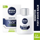Nivea Men Sensitive Post Shave Balm 100ml (3 PACK)