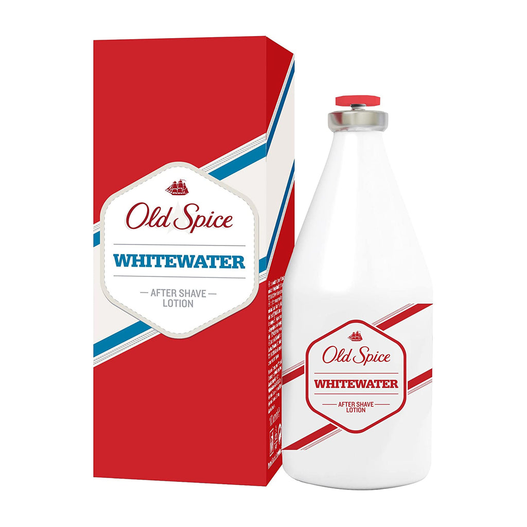 Old Spice WHITEWATER After Shave Lotion 100ml - Splash On