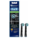 Oral B Electric Tooth Brush Heads CROSSACTION (Black Edition)