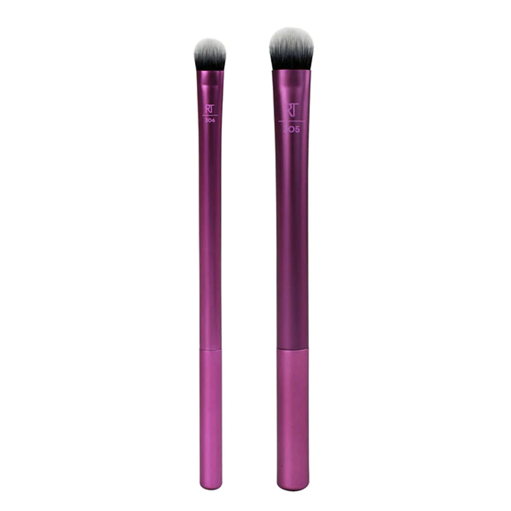 Real Techniques Instapop Eye Duo Makeup Brush For Eyeshadow