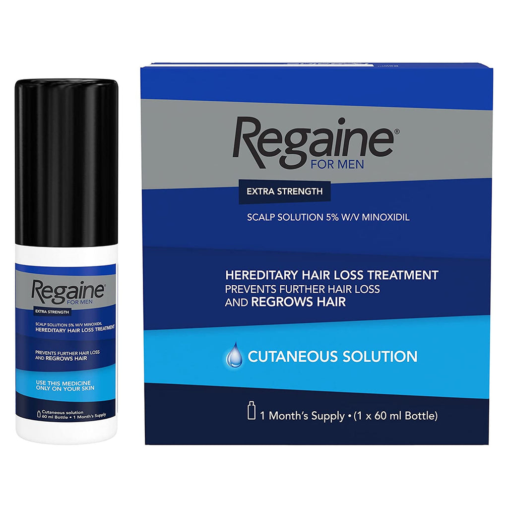 Regaine For Men Extra Strength Hair Loss Scalp Solution 5% Minoxidil 60ml