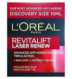 2 PACK L'Oreal Revitalift Laser Renew Anti-Ageing Day - 15ml