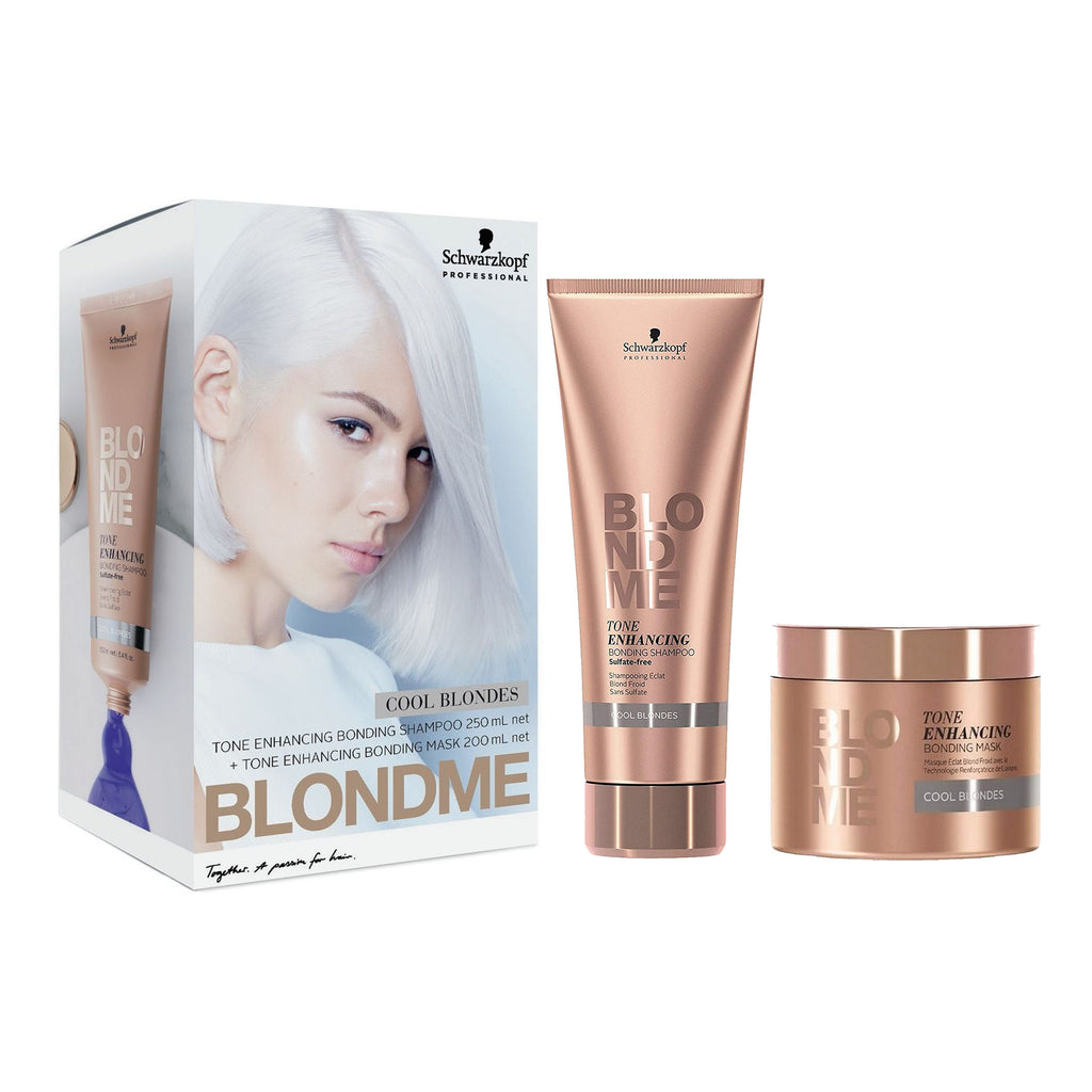 bundt Også Guggenheim Museum Schwarzkopf BLONDME Tone Enhancing Bonding Cool Blondes SHAMPOO & MASK –  LilyLisa.com