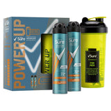 Sure For Men Power Up Workout Gift Set 2 x Anti-Perspirant and Protein Shaker