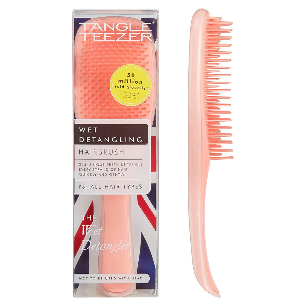 Tangle Teezer The Wet Detangler Hairbrush for Wet & Dry Hair - Blush Glow Frost