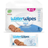 WaterWipes Baby Wipes 99.9% Water Unscented Sensitive - 5 Packs of 60 Wipes